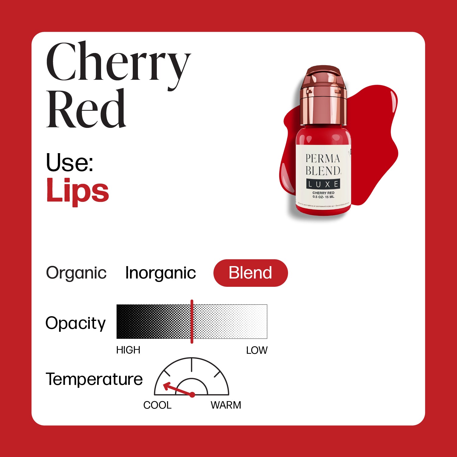 Perma Blend Lips Cherry Red 15 ml